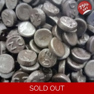 K&H Double Salt Liquorice Rounds - Dutch Dubbel Zoute Licorice